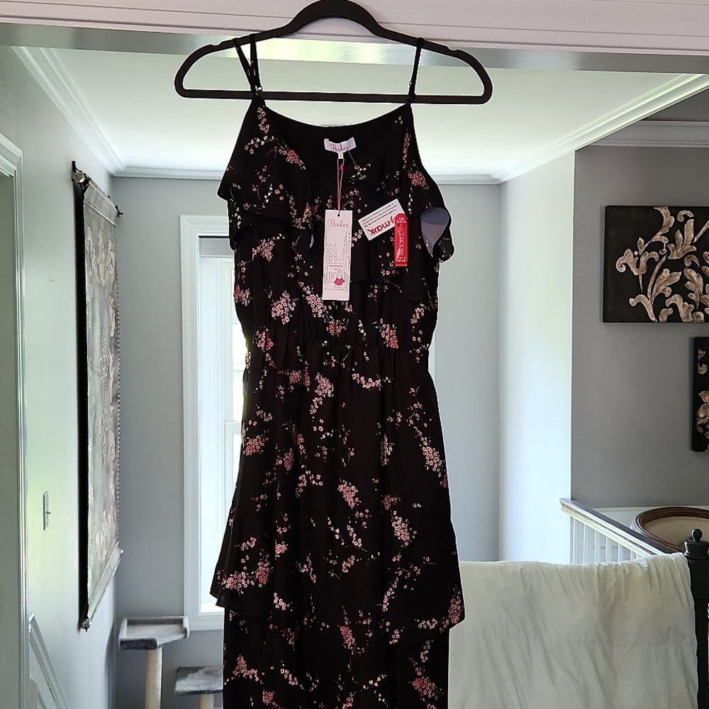 Parker midi floral dress